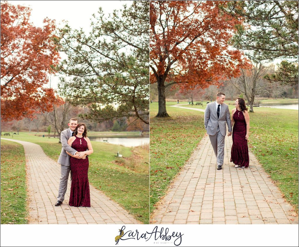 Late Fall Engagement Session at Mammoth Park in Greensburg PA