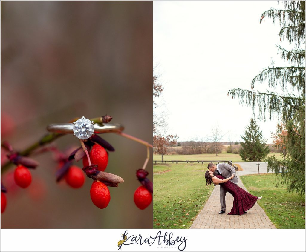 Late Fall Engagement Session at Mammoth Park in Greensburg PA