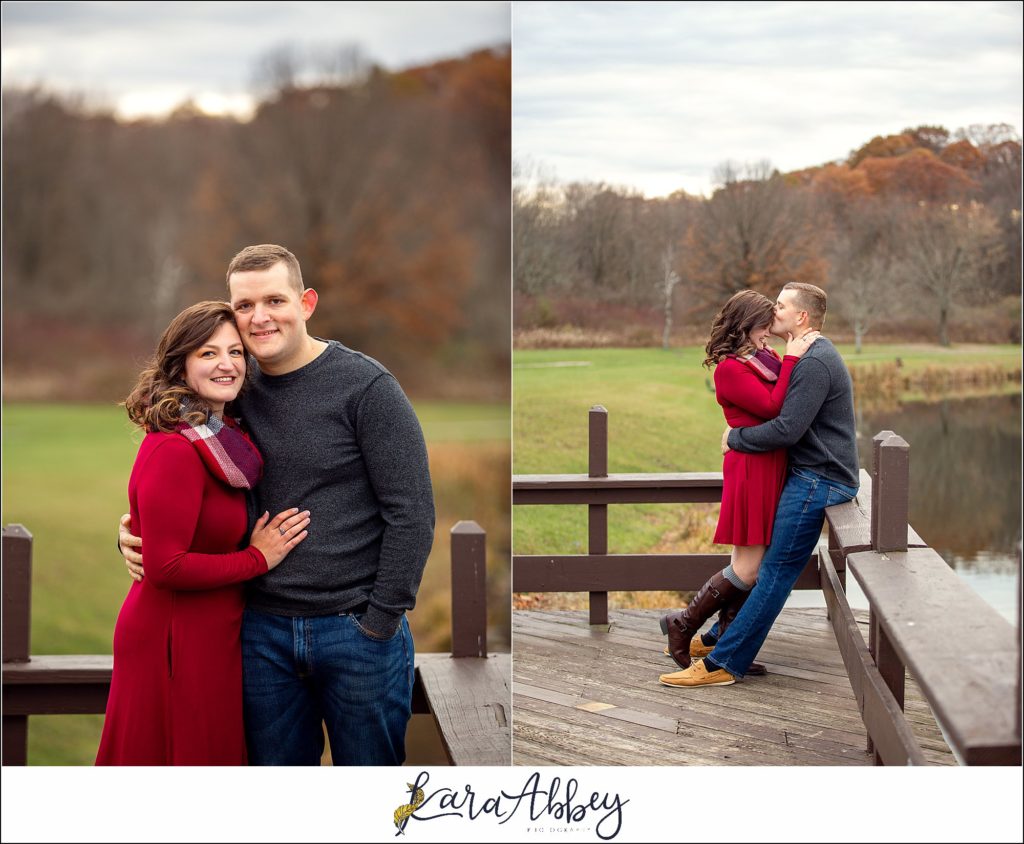 Late Fall Engagement Session at Mammoth Park in Greensburg PA