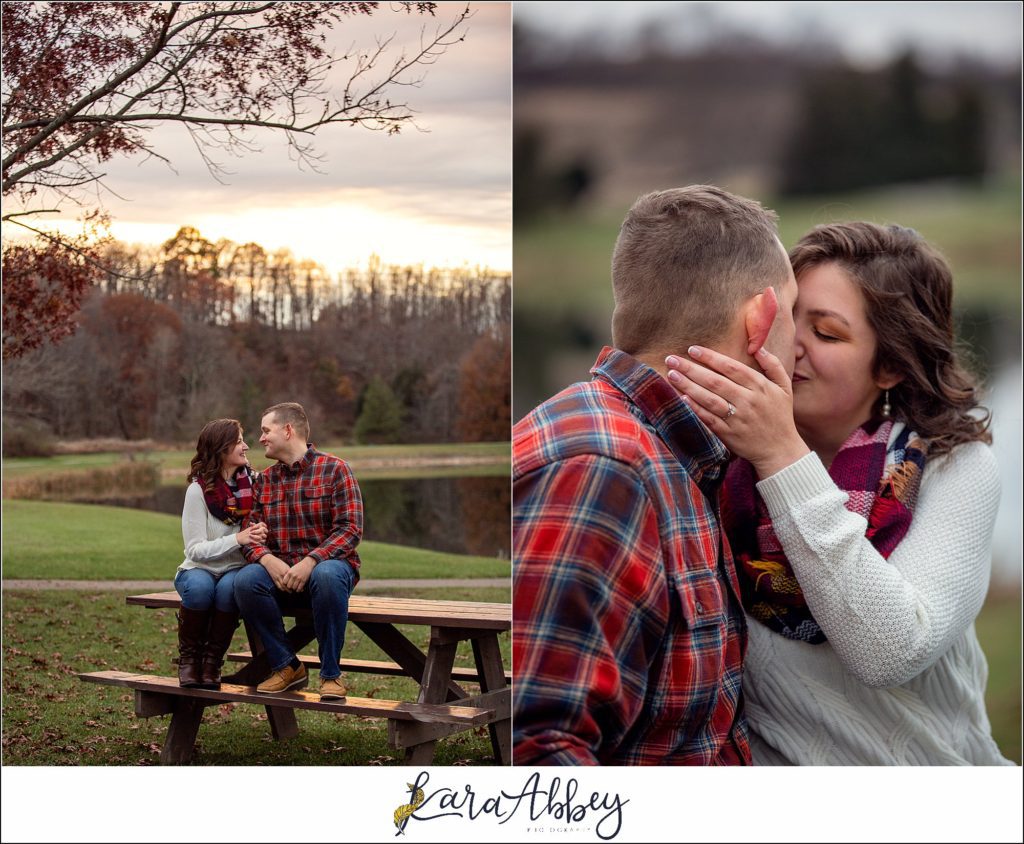 Late Fall Engagement Session at Mammoth Park in Greensburg PA