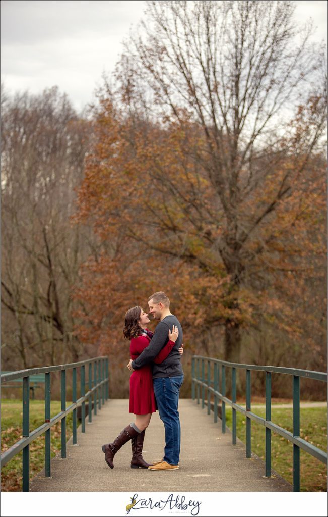 Late Fall Engagement Session at Mammoth Park in Greensburg PA