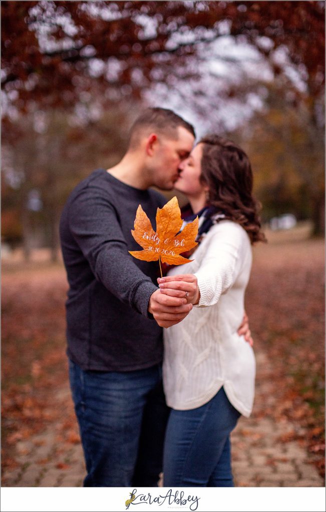Late Fall Engagement Session at Mammoth Park in Greensburg PA