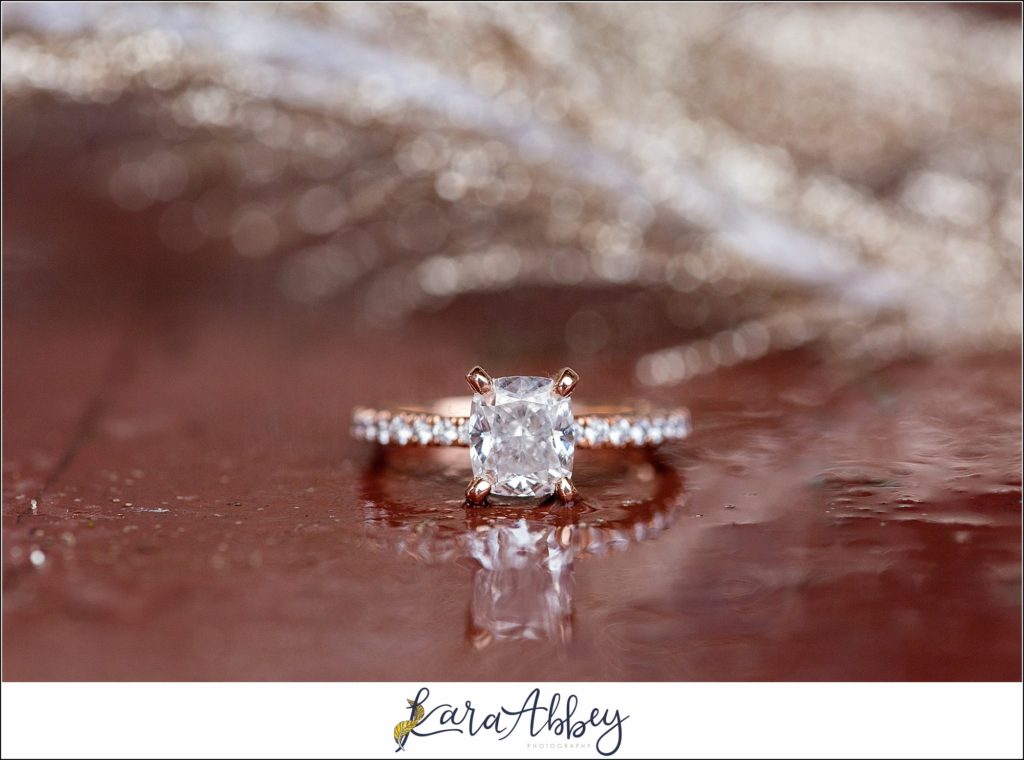 Cold Rainy Engagement Session at Grandma's Barn in Pennsylvania by Kara Abbey Photography