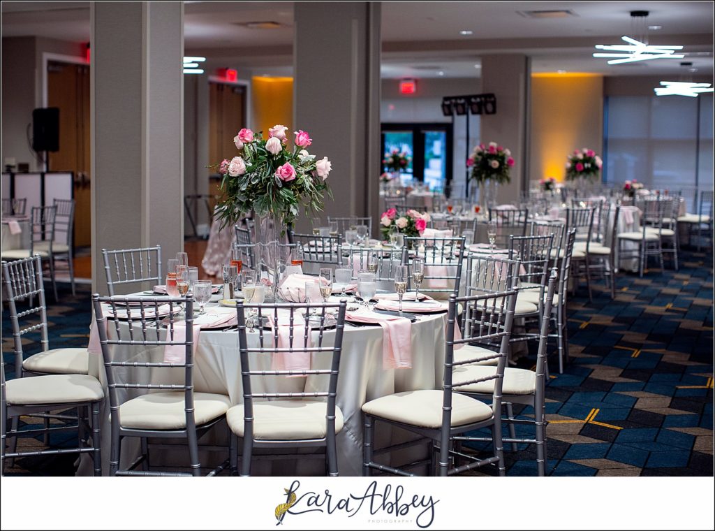 Downtown Pittsburgh Wedding Reception at the DoubleTree by Hilton Spring