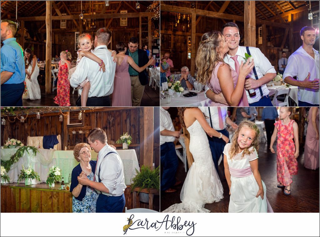 Outdoor Summer Wedding Ceremony & Reception at The Hayloft in Rockwood, PA