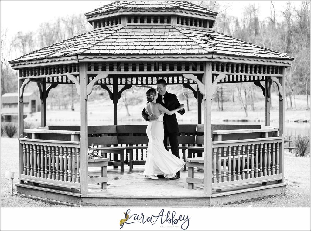 Winter Wedding Portraits at Indian Lake Park