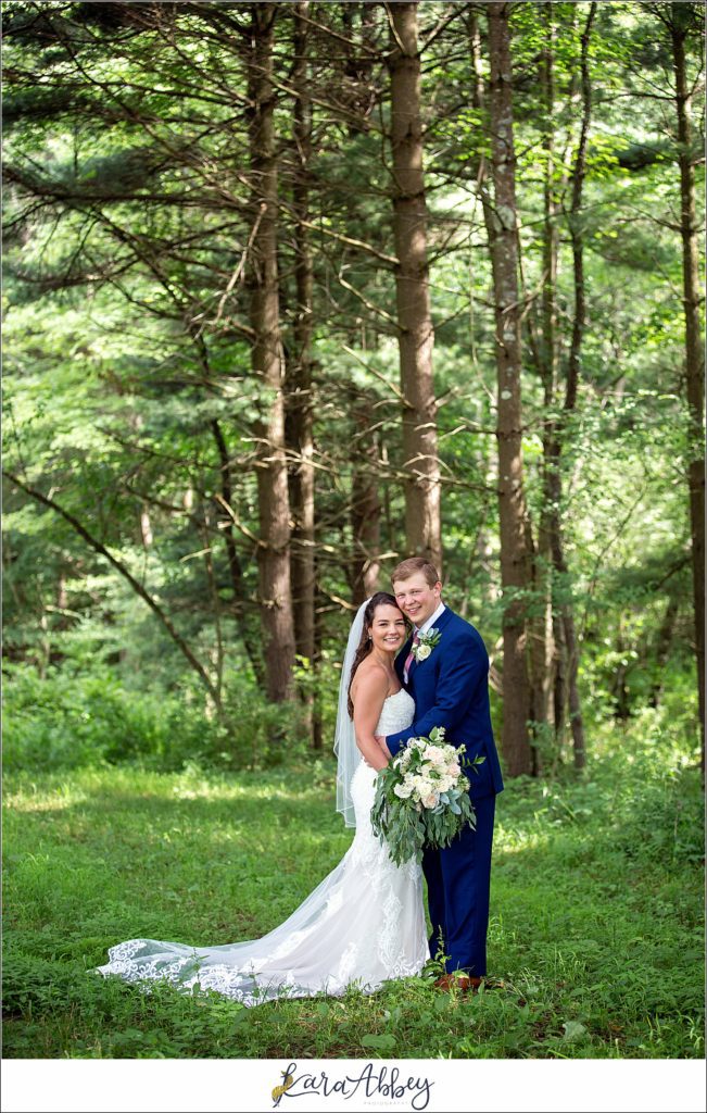 Outdoor Summer Wedding Ceremony & Reception at The Hayloft in Rockwood, PA
