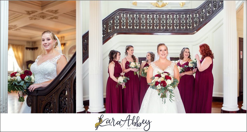 Peak Fall Wedding Ceremony & Reception at Linden Hall in Dawson, PA
