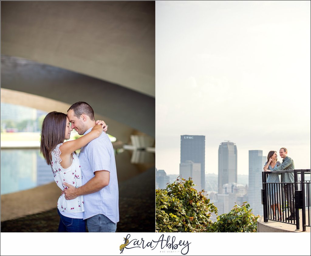 Best Pittsburgh PA Engagement Photographer Highlights of 2019 - Mt. Washington Overlook