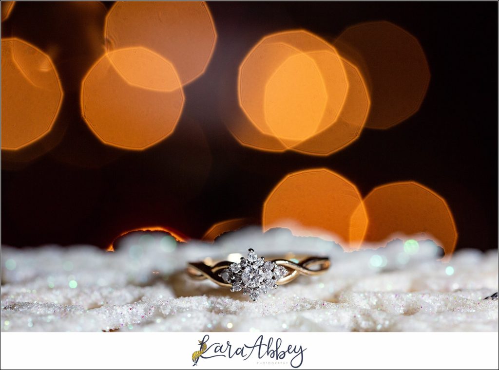 Winter Engagement Session in the Snow in North Huntingdon PA