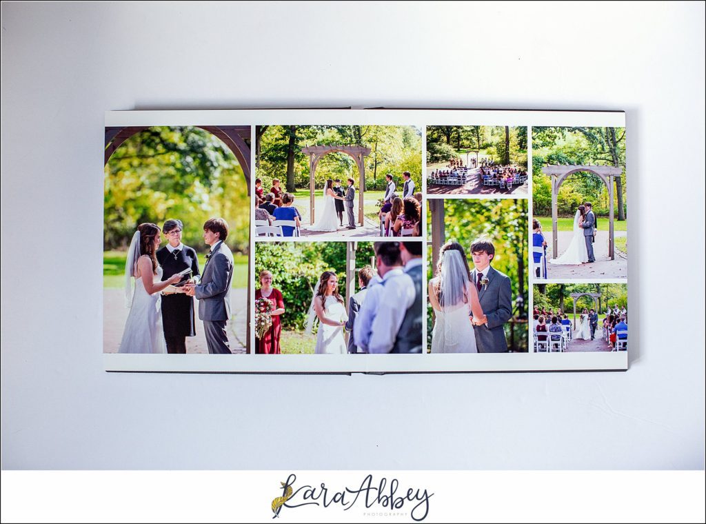 Fine Art Leather Wedding Album by Photographer in Irwin, PA