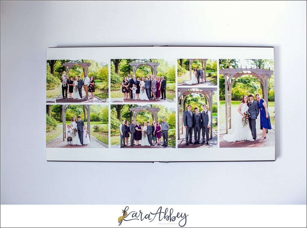 Fine Art Leather Wedding Album by Photographer in Irwin, PA