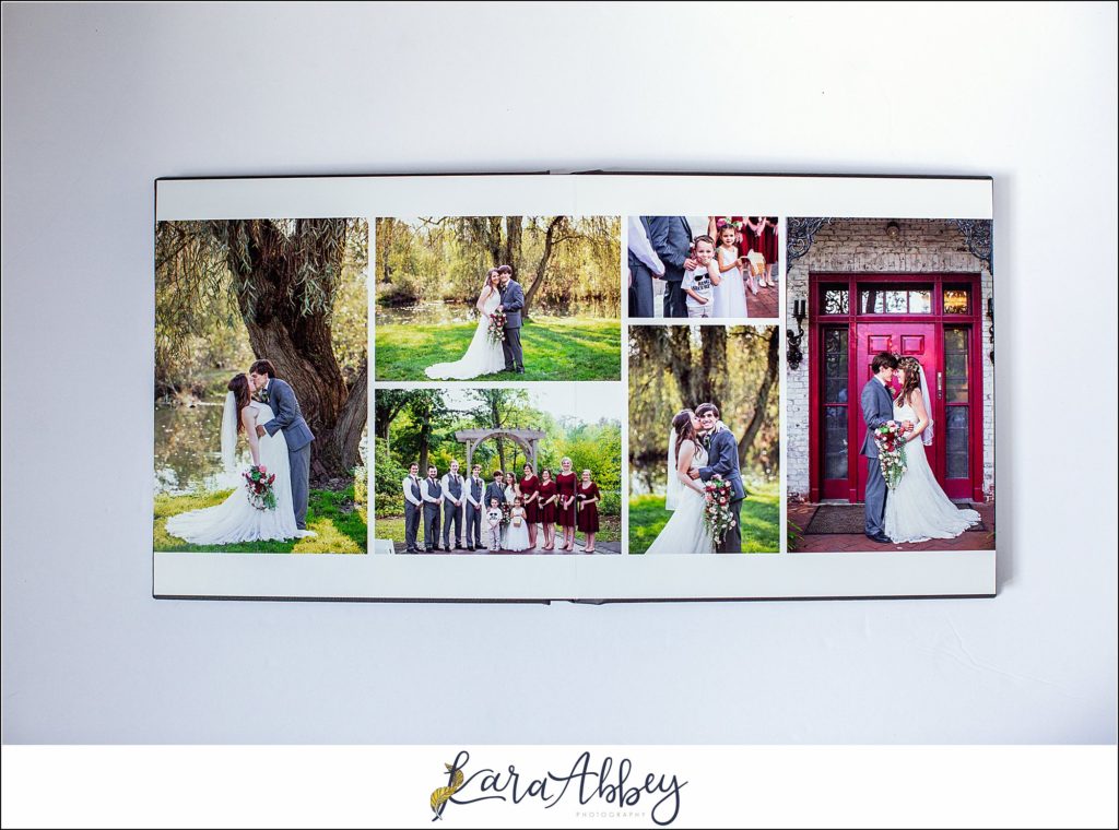 Fine Art Leather Wedding Album by Photographer in Irwin, PA