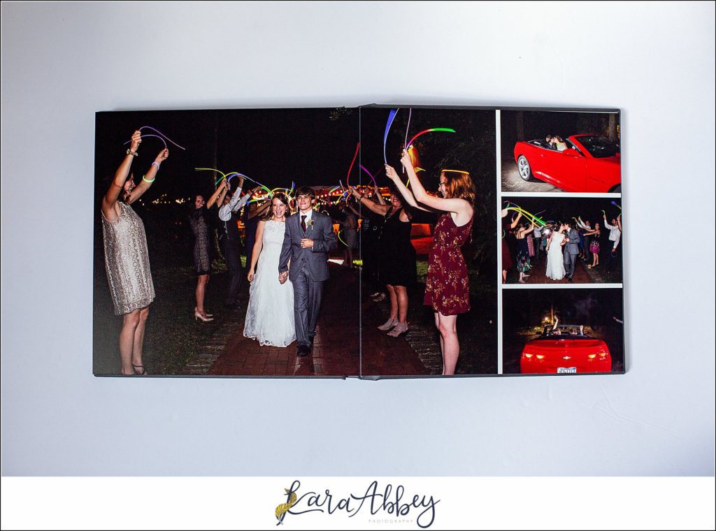 Fine Art Leather Wedding Album by Photographer in Irwin, PA
