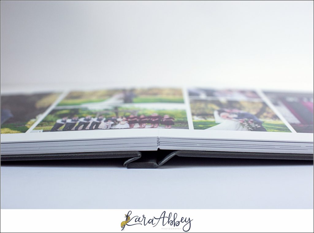 Fine Art Leather Wedding Album by Photographer in Irwin, PA