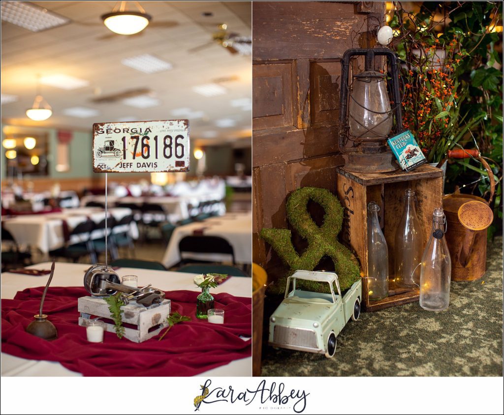 Rustic Car Themed Fall Wedding as a Second Shooter at Liberty Fire Hall in South Park Township