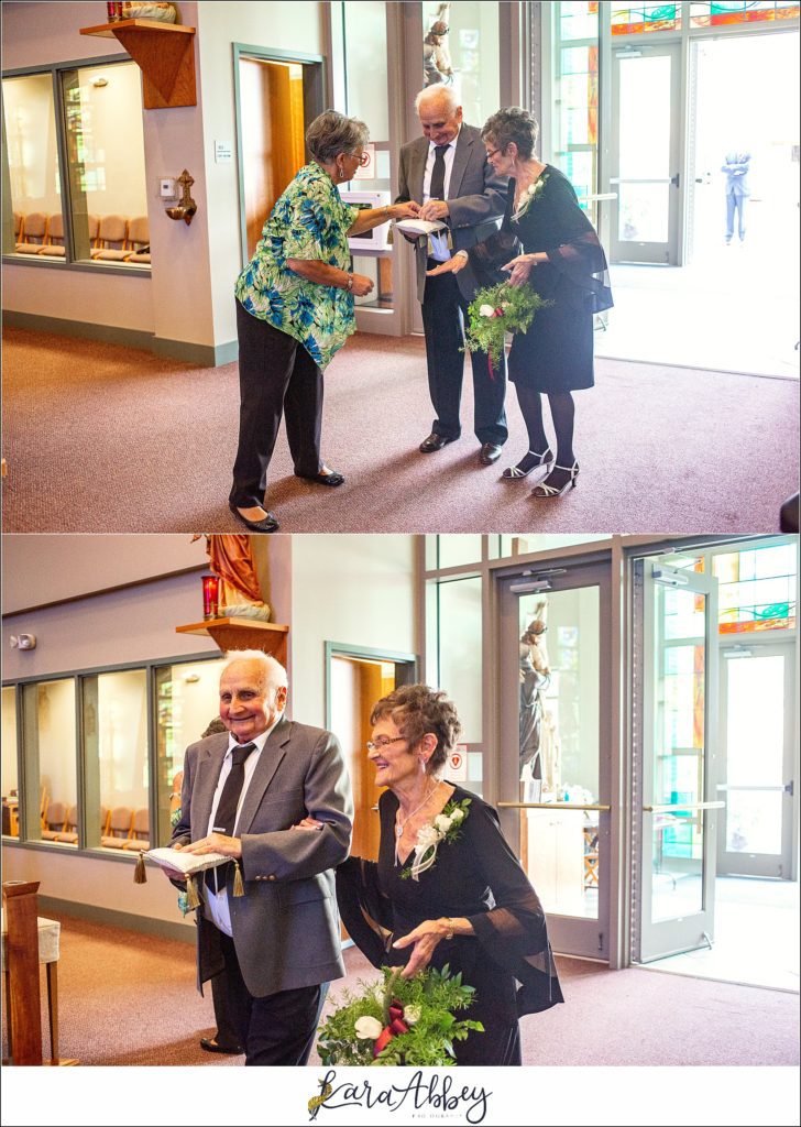Fall Wedding Ceremony as a Second Shooter at St Francis of Assisi in Finleyville, PA