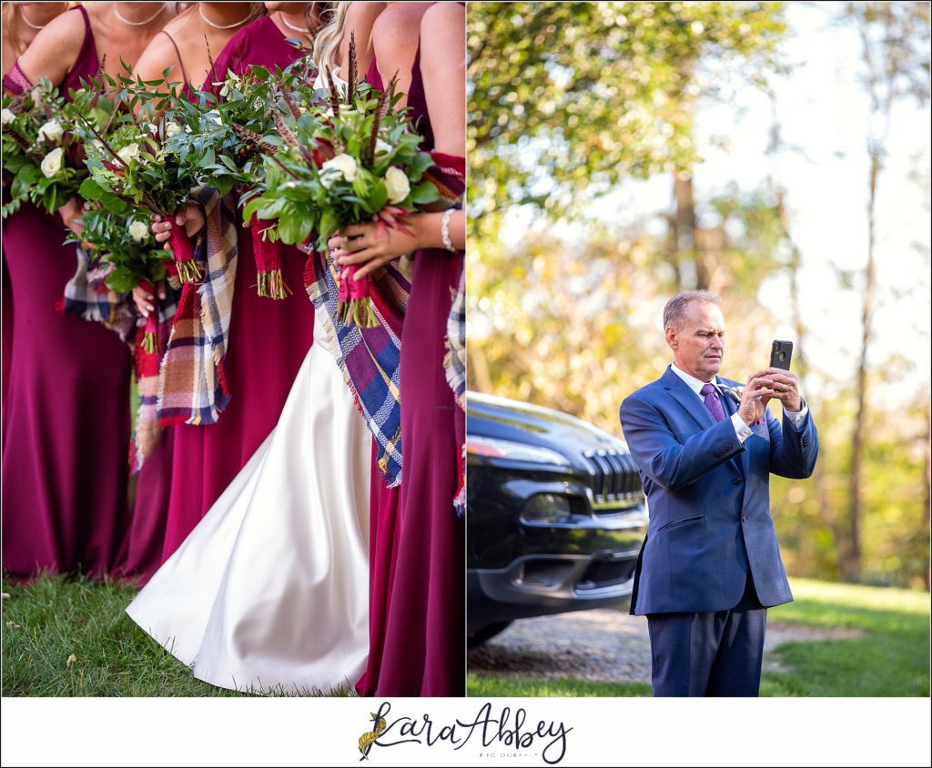 Rustic Car Themed Fall Wedding as a Second Shooter at Liberty Fire Hall in South Park Township