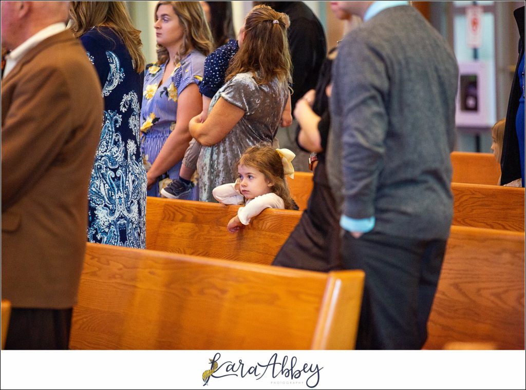 Fall Wedding Ceremony as a Second Shooter at St Francis of Assisi in Finleyville, PA