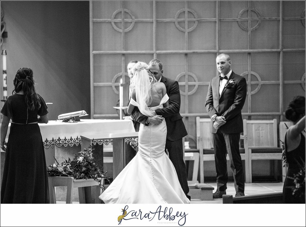 Fall Wedding Ceremony as a Second Shooter at St Francis of Assisi in Finleyville, PA