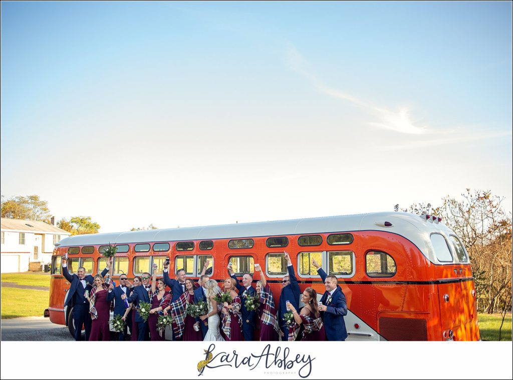 Rustic Car Themed Fall Wedding as a Second Shooter at Liberty Fire Hall in South Park Township