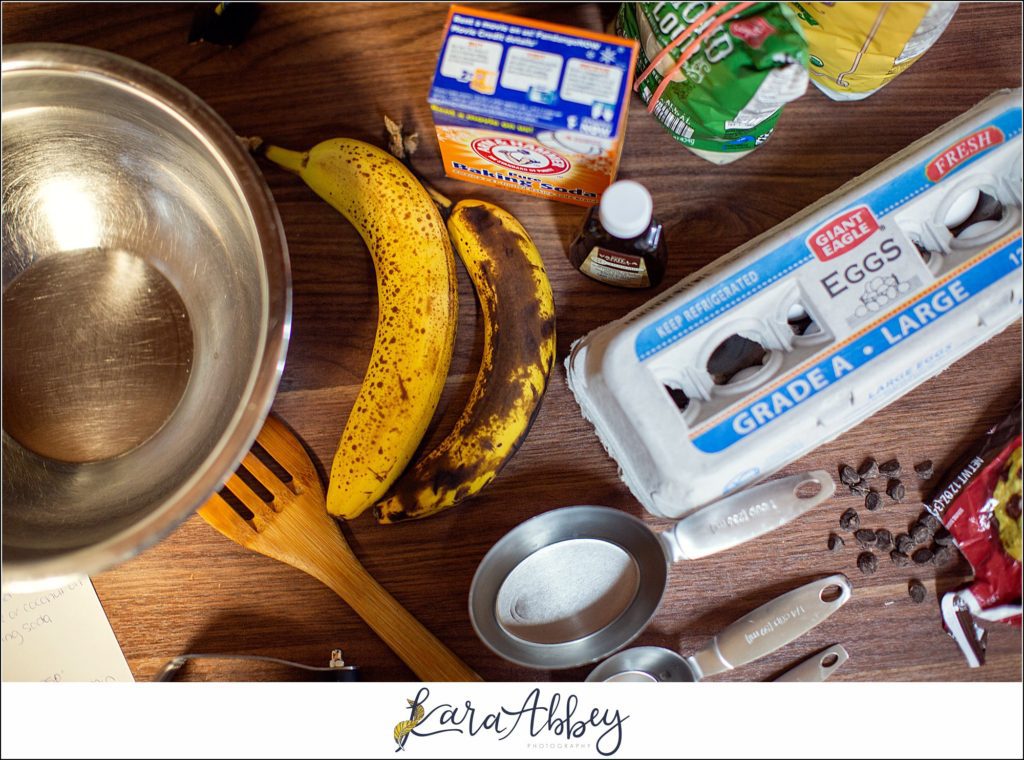 Make Magic From Mess Quarantine Photo Challenge in Irwin PA - Baking Banana Bread Day