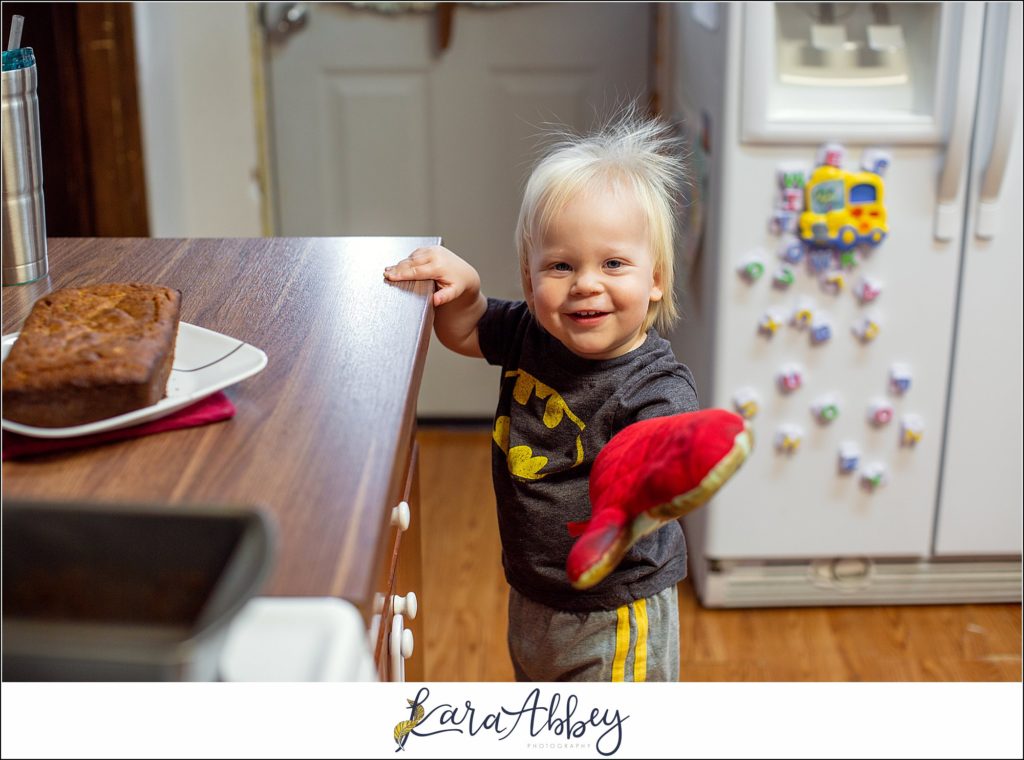 Make Magic From Mess Quarantine Photo Challenge in Irwin PA - Baking Banana Bread Day