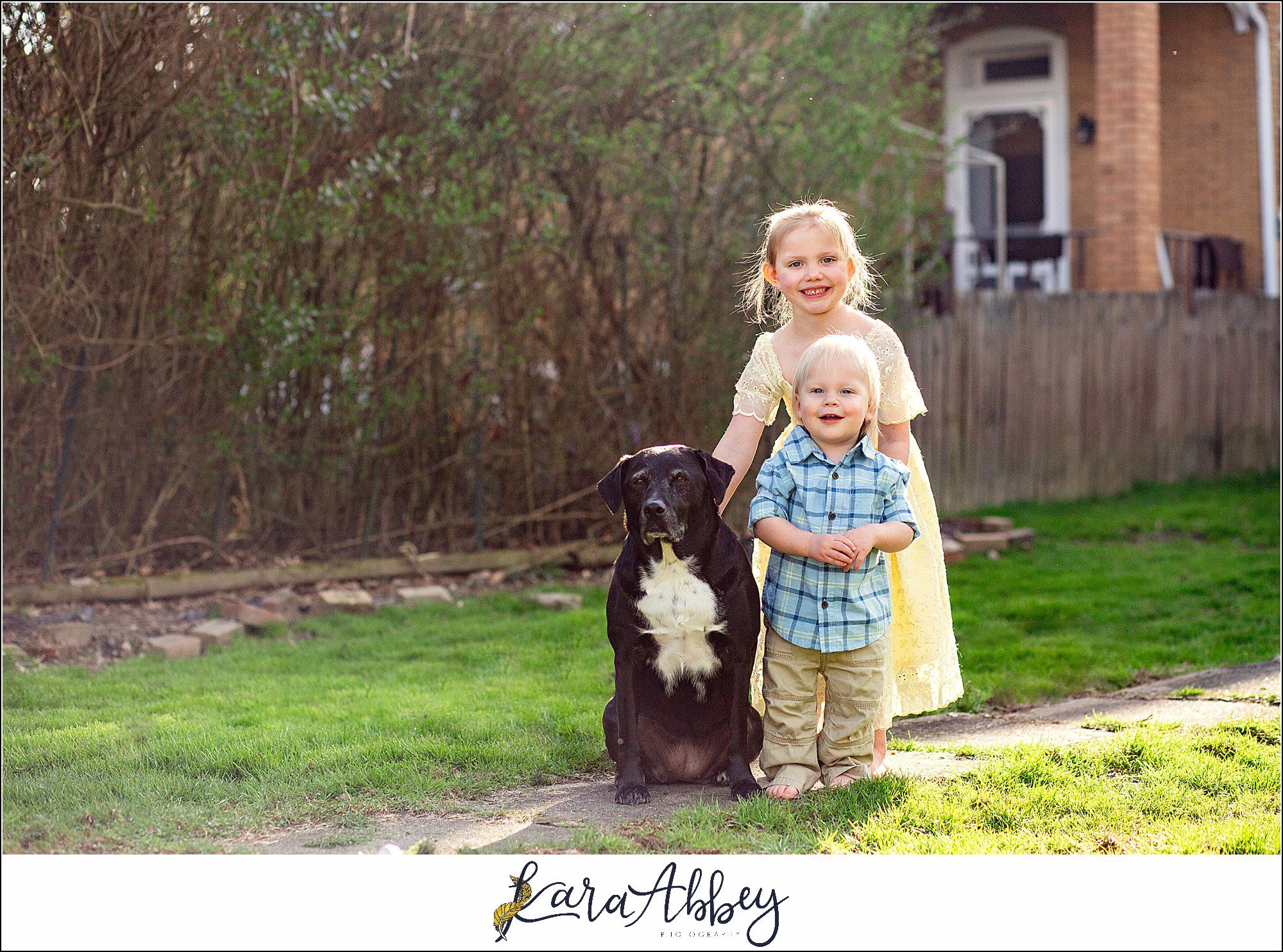 Abbys Saturday Happy Easter from our backyard in Irwin PA