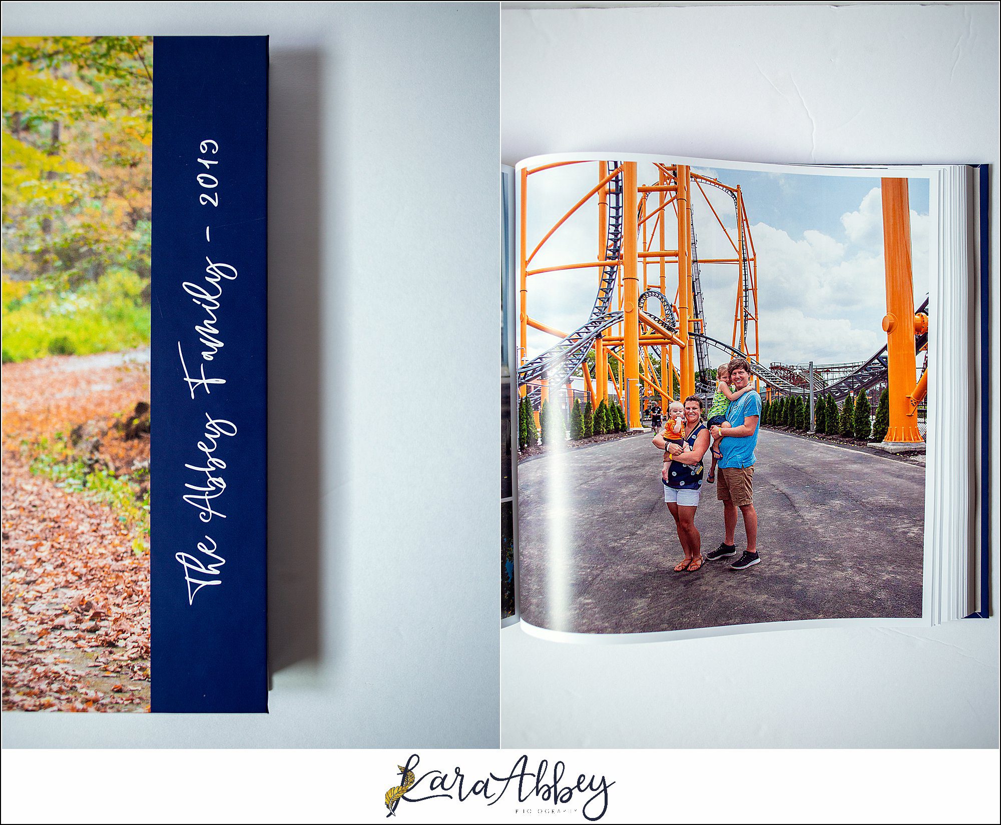 Putting Together a Family Yearbook Album by Pittsburgh PA Photographer