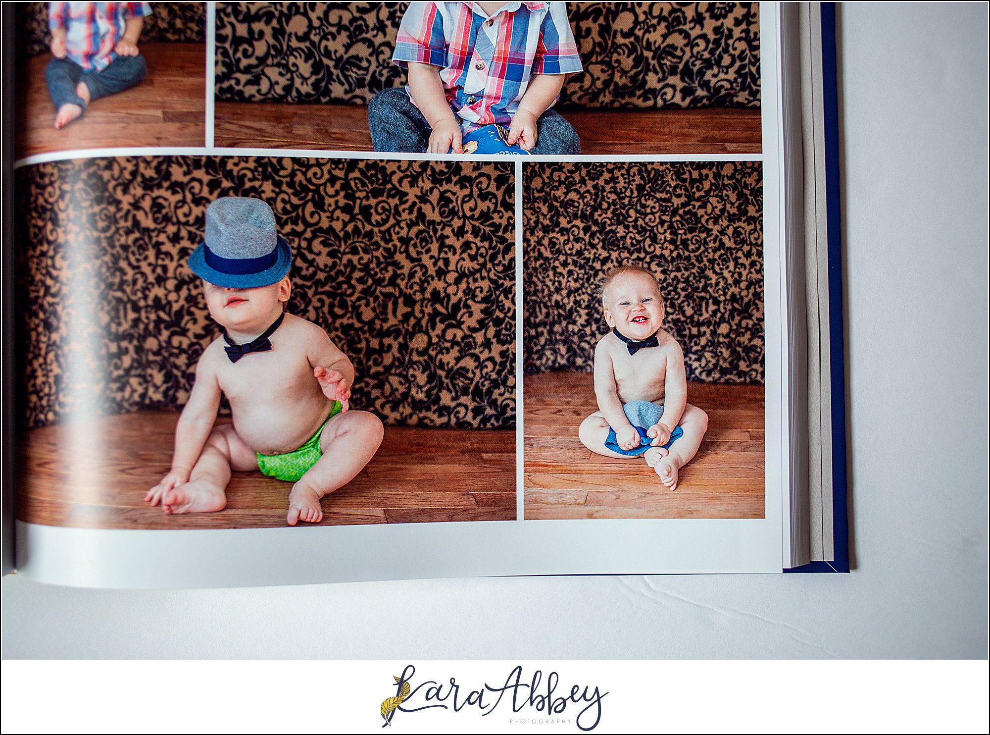 Putting Together a Family Yearbook Album by Pittsburgh PA Photographer