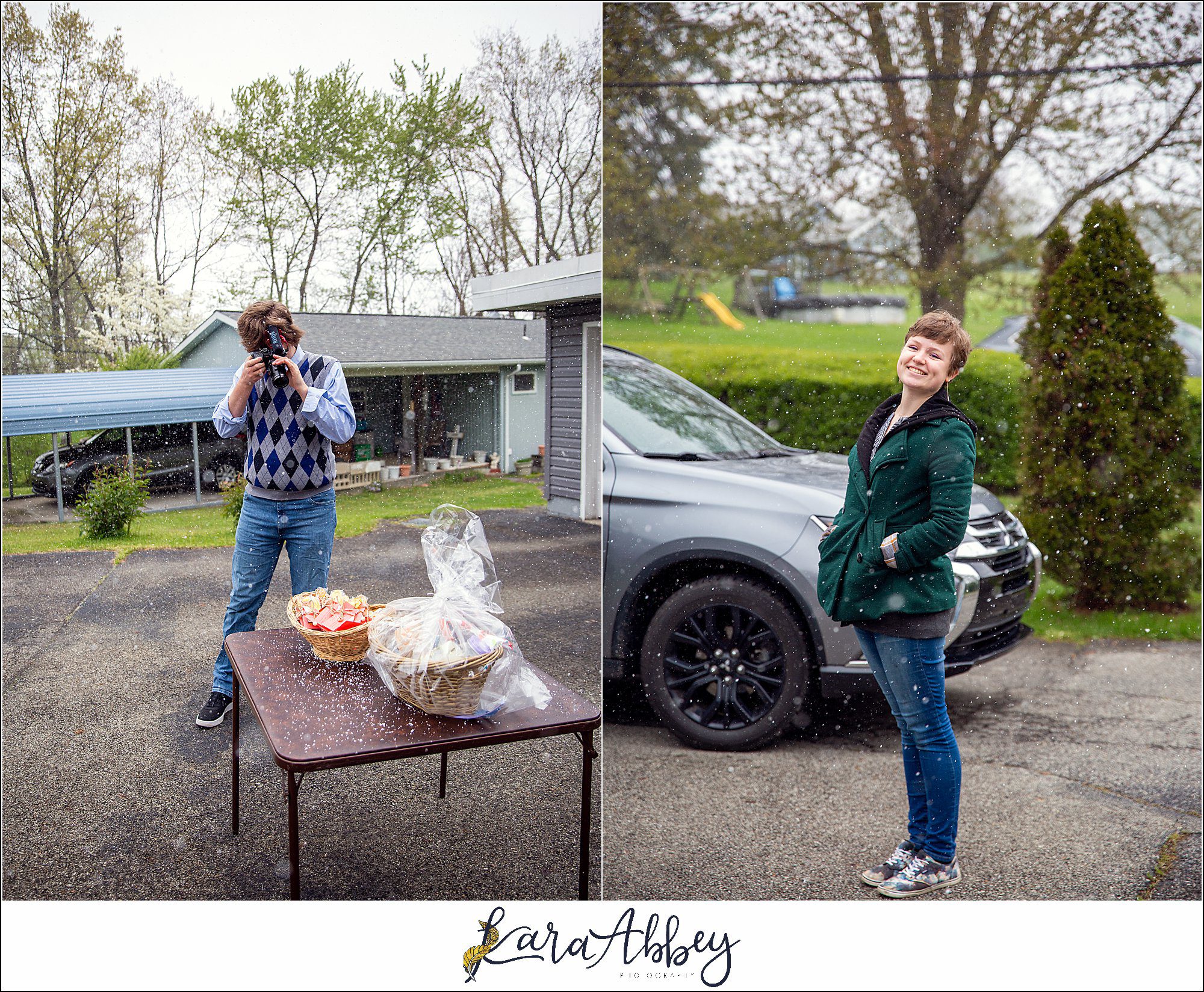 Traditional Bridal Shower Alternative - A Drive By Bridal Shower in Irwin PA