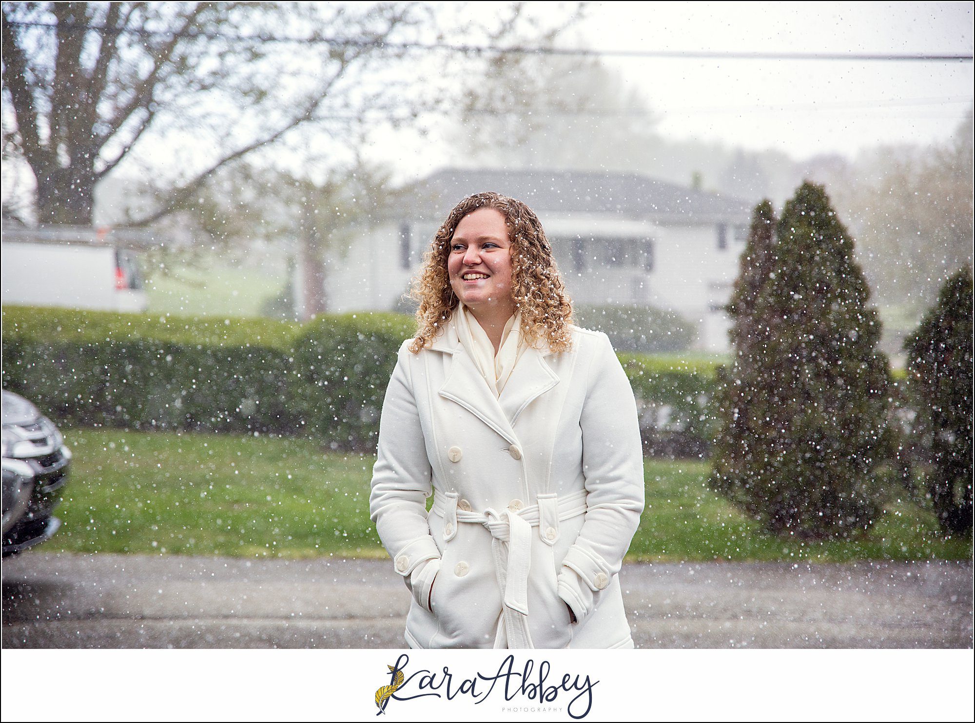 Traditional Bridal Shower Alternative - A Drive By Bridal Shower in Irwin PA