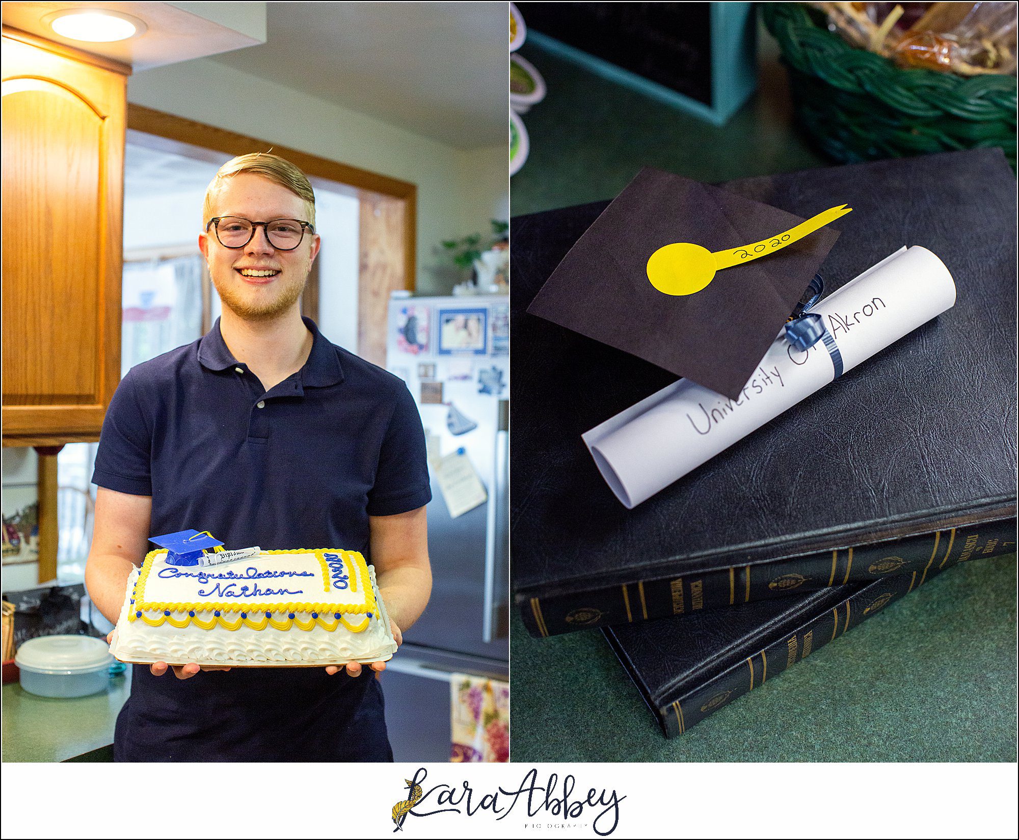 Surprise Backyard Graduation Ceremony for University of Akron Corrosion Engineering Graduate in Irwin PA