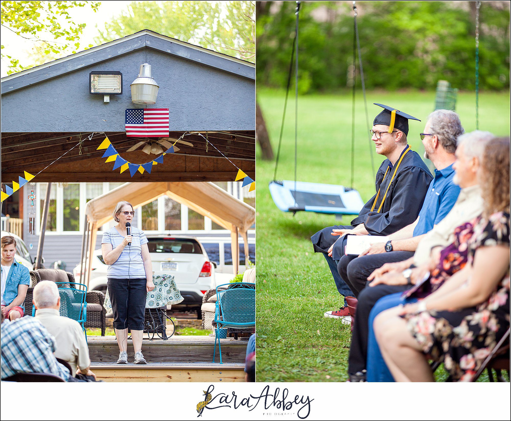 Surprise Backyard Graduation Ceremony for University of Akron Corrosion Engineering Graduate in Irwin PA