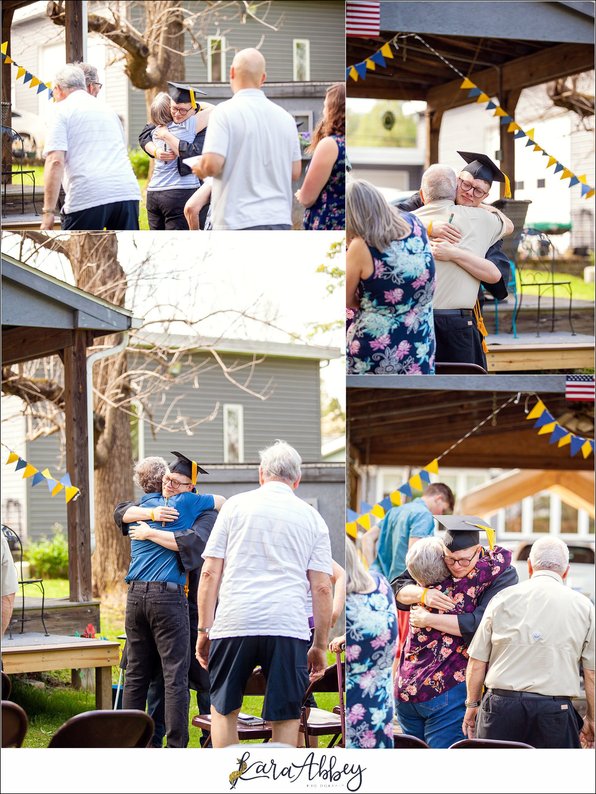 Surprise Backyard Graduation Ceremony for University of Akron Corrosion Engineering Graduate in Irwin PA
