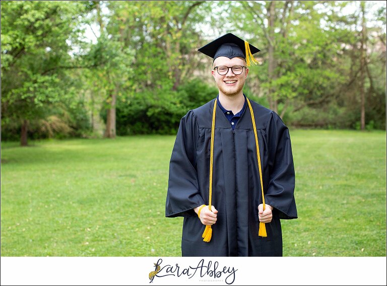 Surprise Backyard Graduation Ceremony University of Akron Graduate