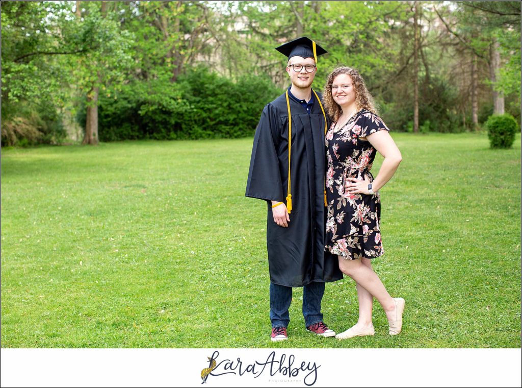 Surprise Backyard Graduation Ceremony University of Akron Graduate