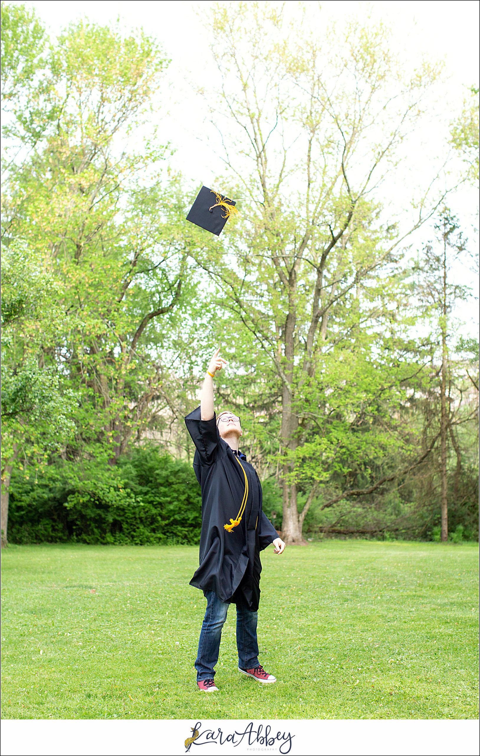 Surprise Backyard Graduation Ceremony for University of Akron Corrosion Engineering Graduate in Irwin PA