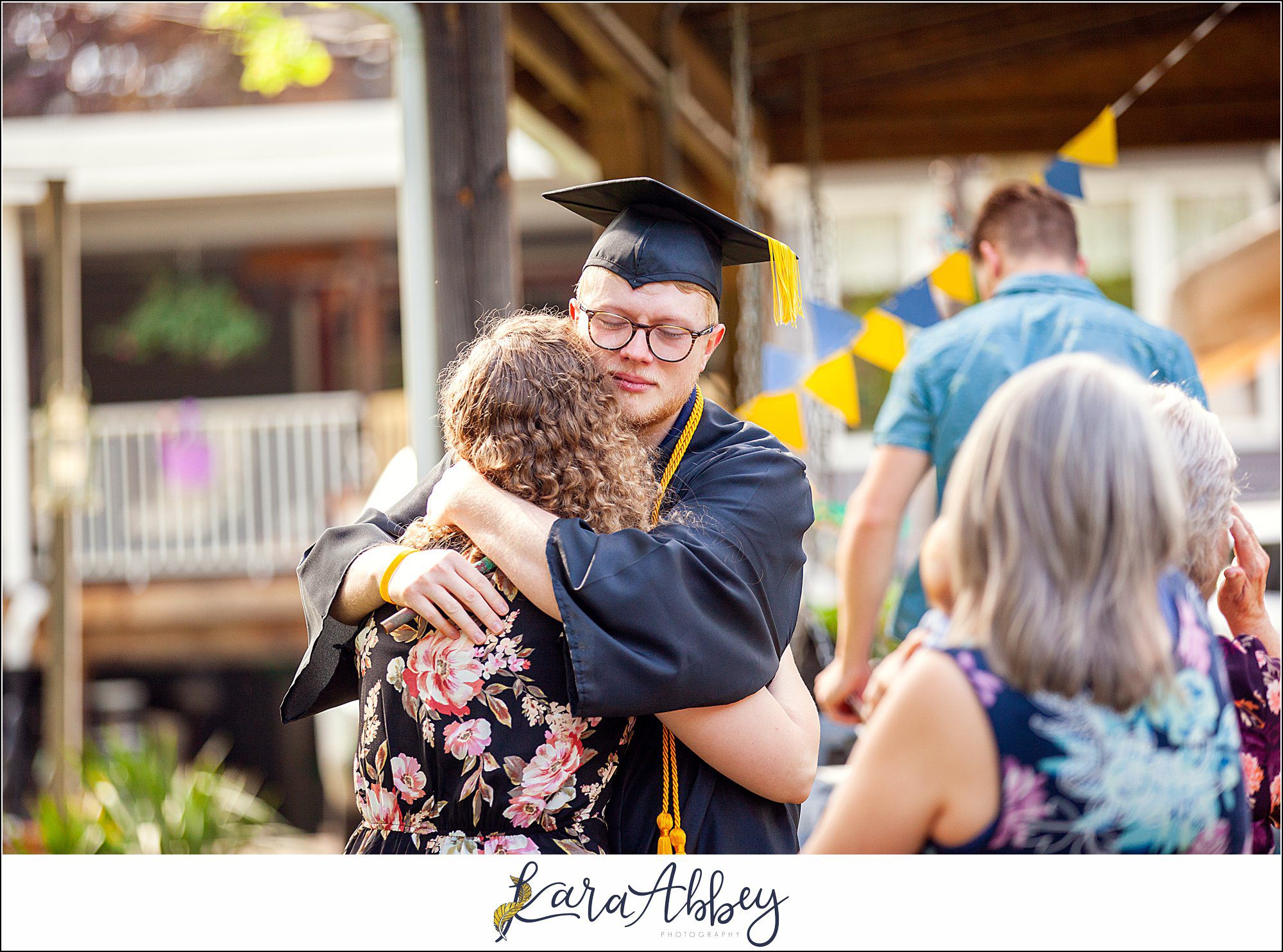 Surprise Backyard Graduation Ceremony for University of Akron Corrosion Engineering Graduate in Irwin PA