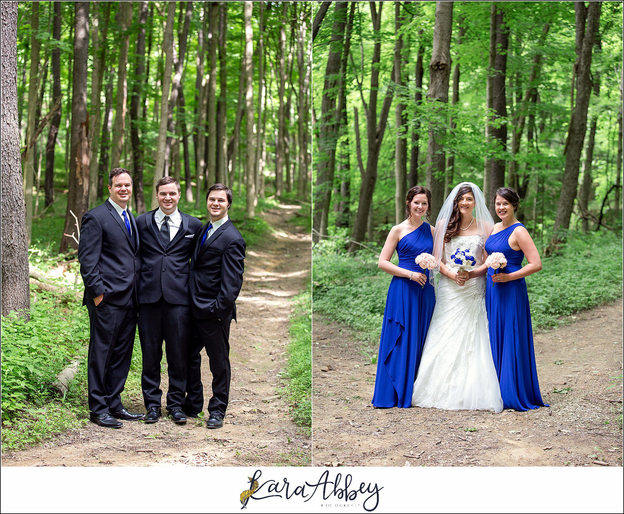 Intimate Summer Wedding Bride & Groom Portraits at Braddock's Trail Park in Irwin, PA