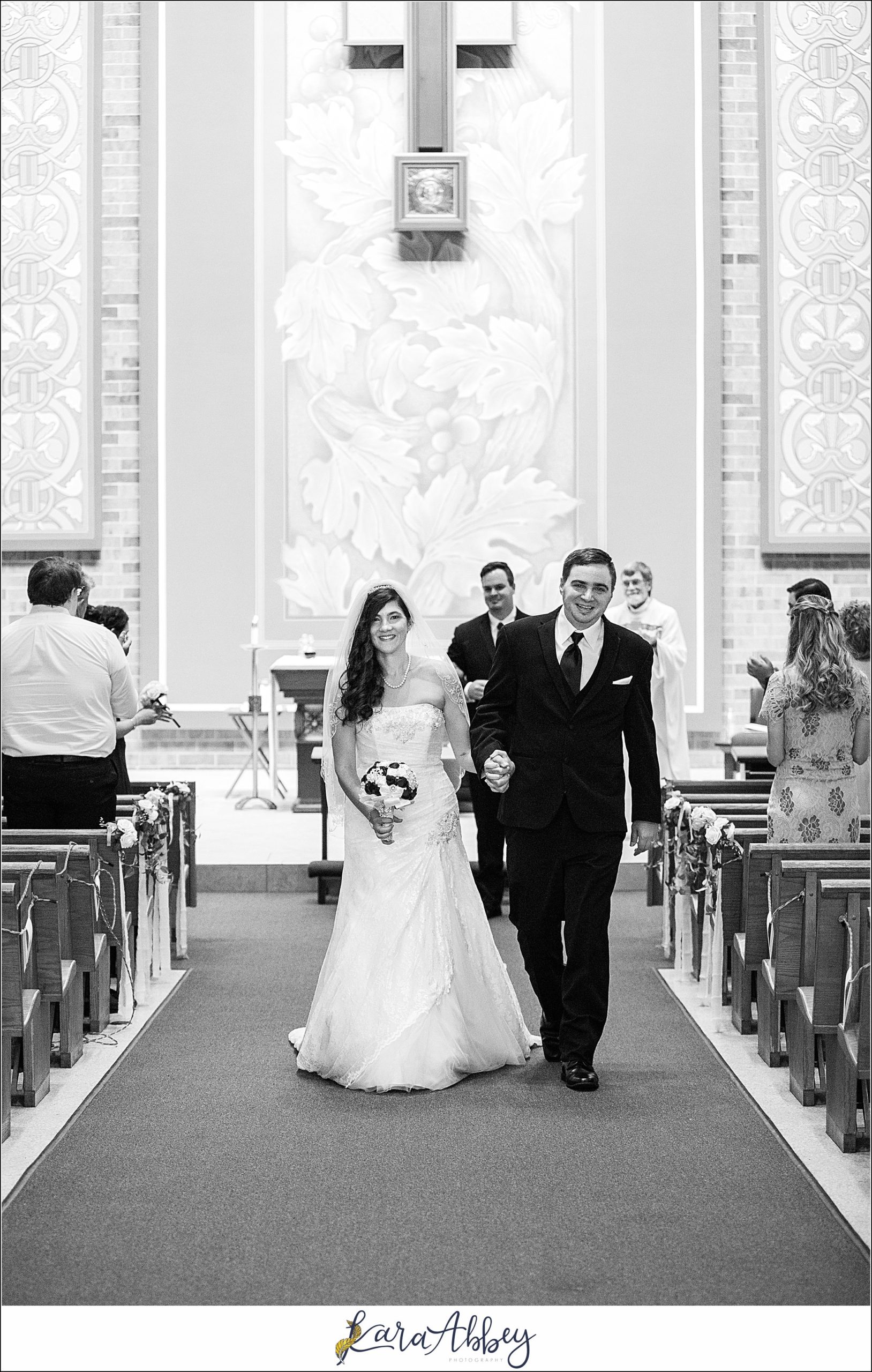 Intimate Summer Wedding Ceremony at St. Agnes Church in Irwin, PA