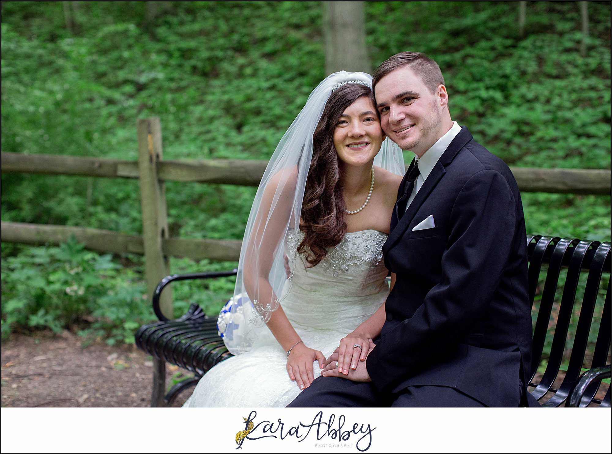 Intimate Summer Wedding Bride & Groom Portraits at Braddock's Trail Park in Irwin, PA