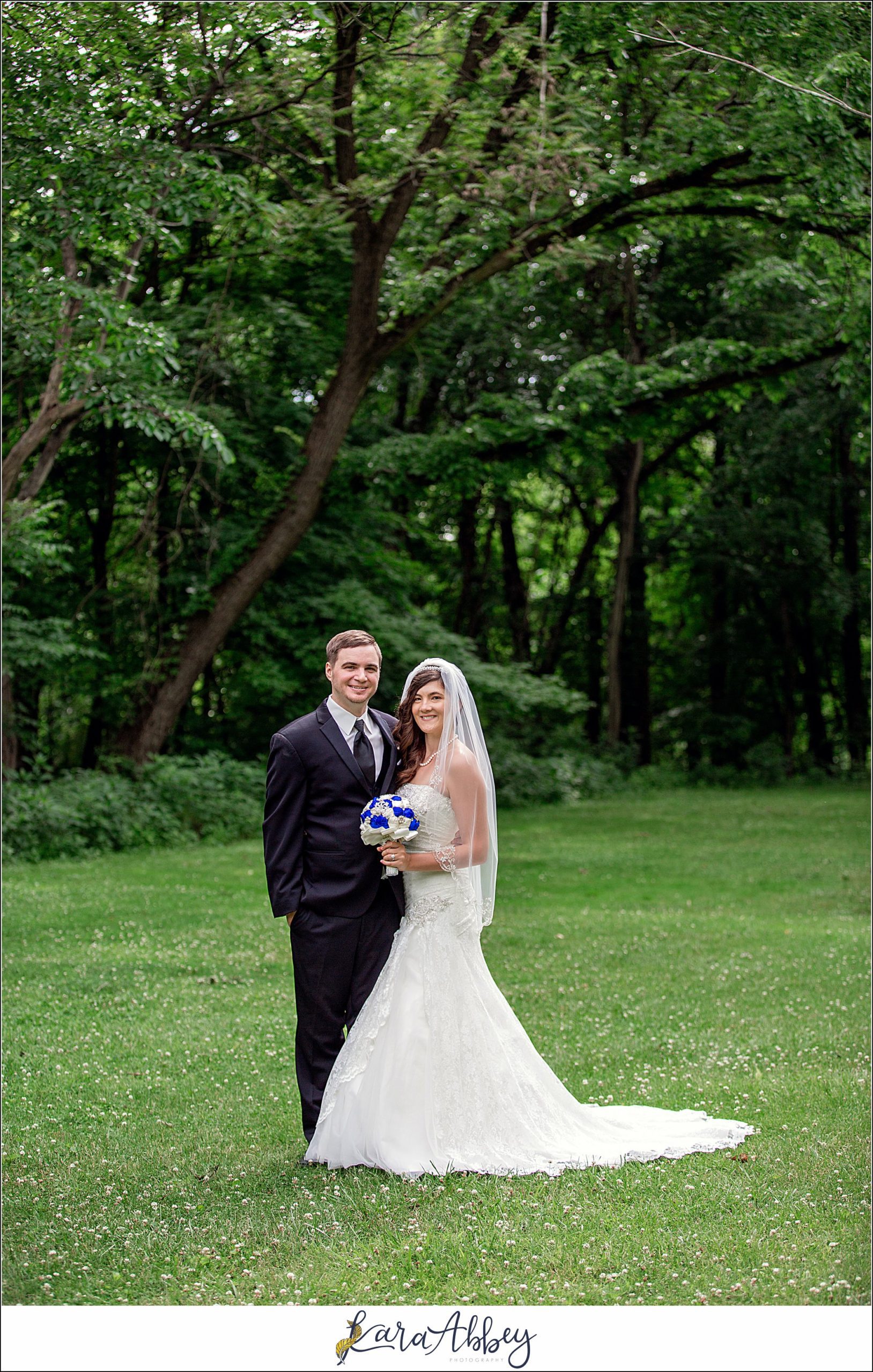 Intimate Summer Wedding Bride & Groom Portraits at Braddock's Trail Park in Irwin, PA