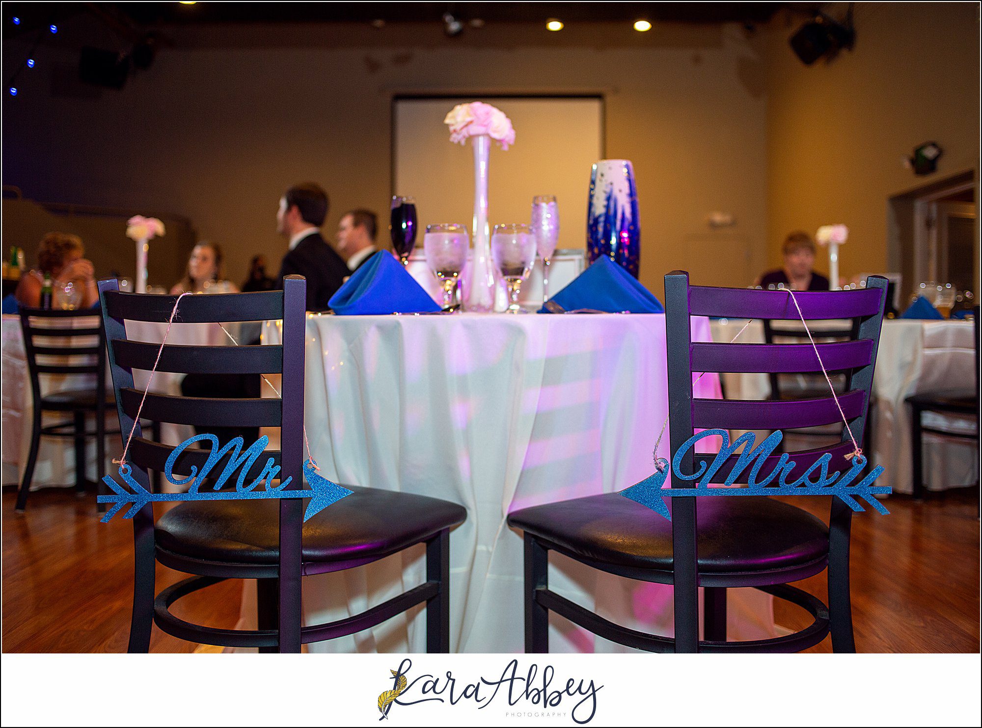 Intimate Summer Wedding Reception at Antonelli Event Center in Irwin, PA The Capri Room