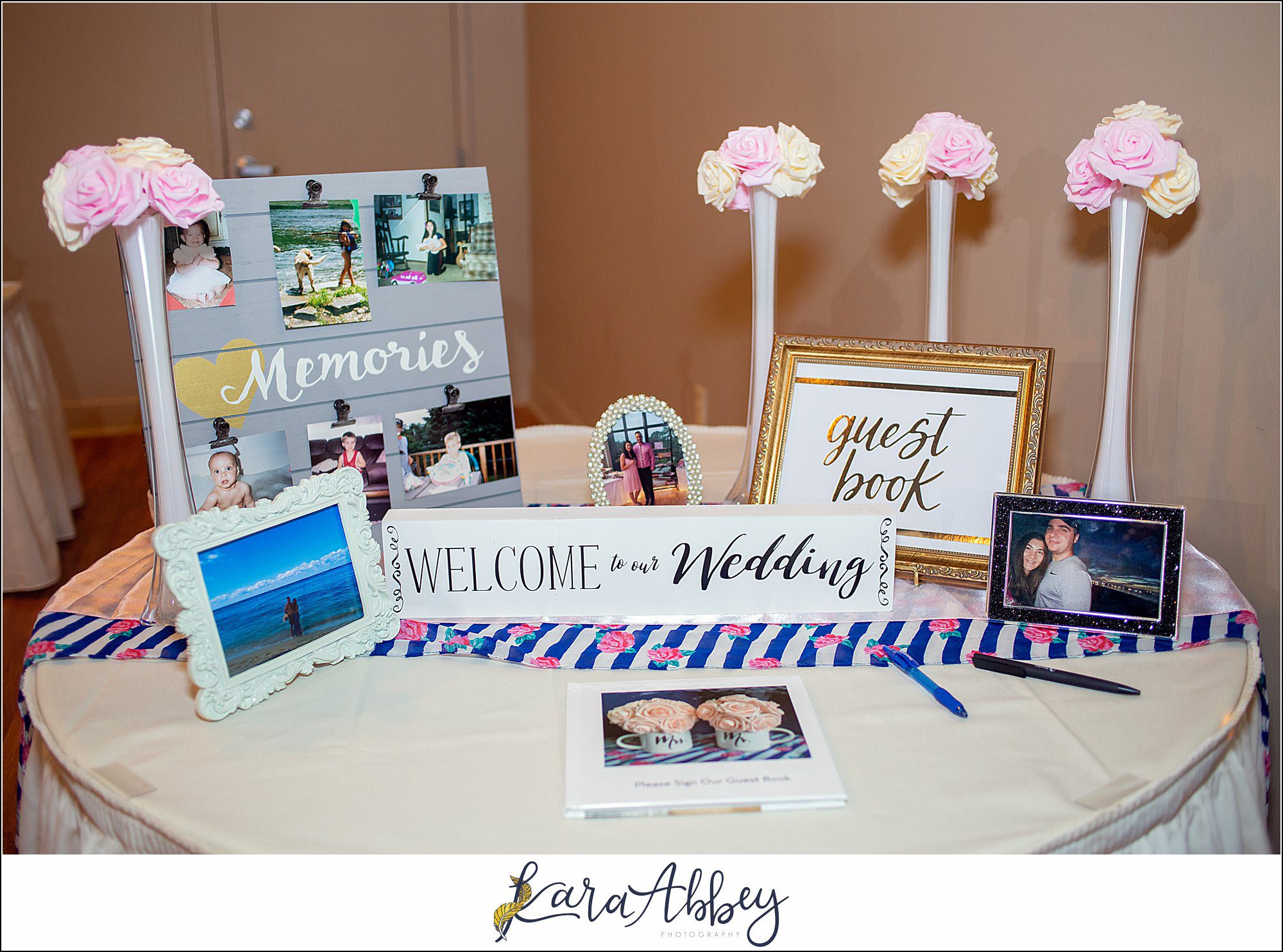 Intimate Summer Wedding Reception at Antonelli Event Center in Irwin, PA