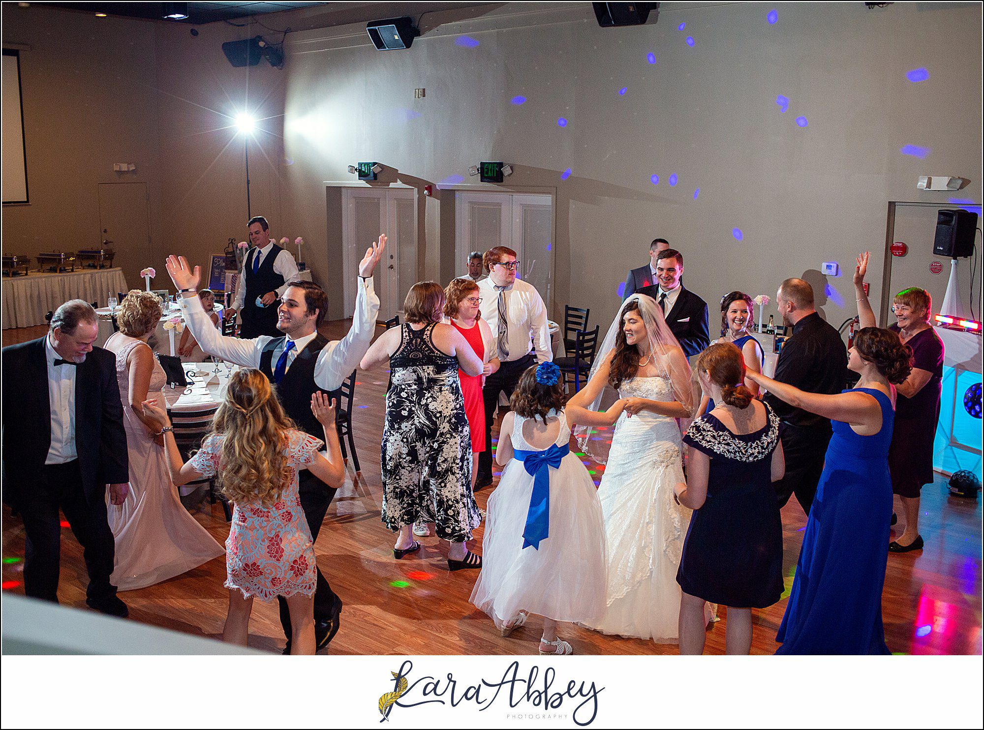 Intimate Summer Wedding Reception at Antonelli Event Center in Irwin, PA The Capri Room