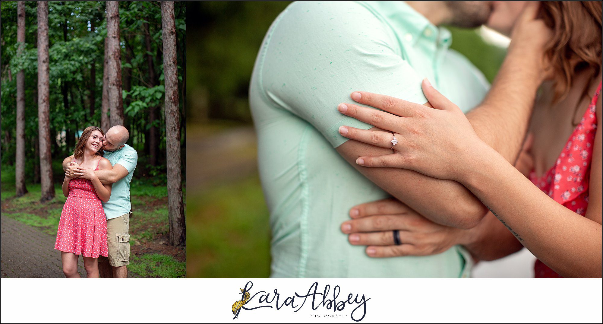 Summer Engagement Session at Twin Lakes Park in Greensburg PA