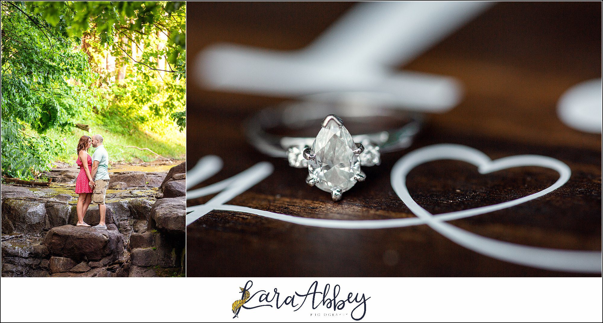 Summer Engagement Session at Twin Lakes Park in Greensburg PA