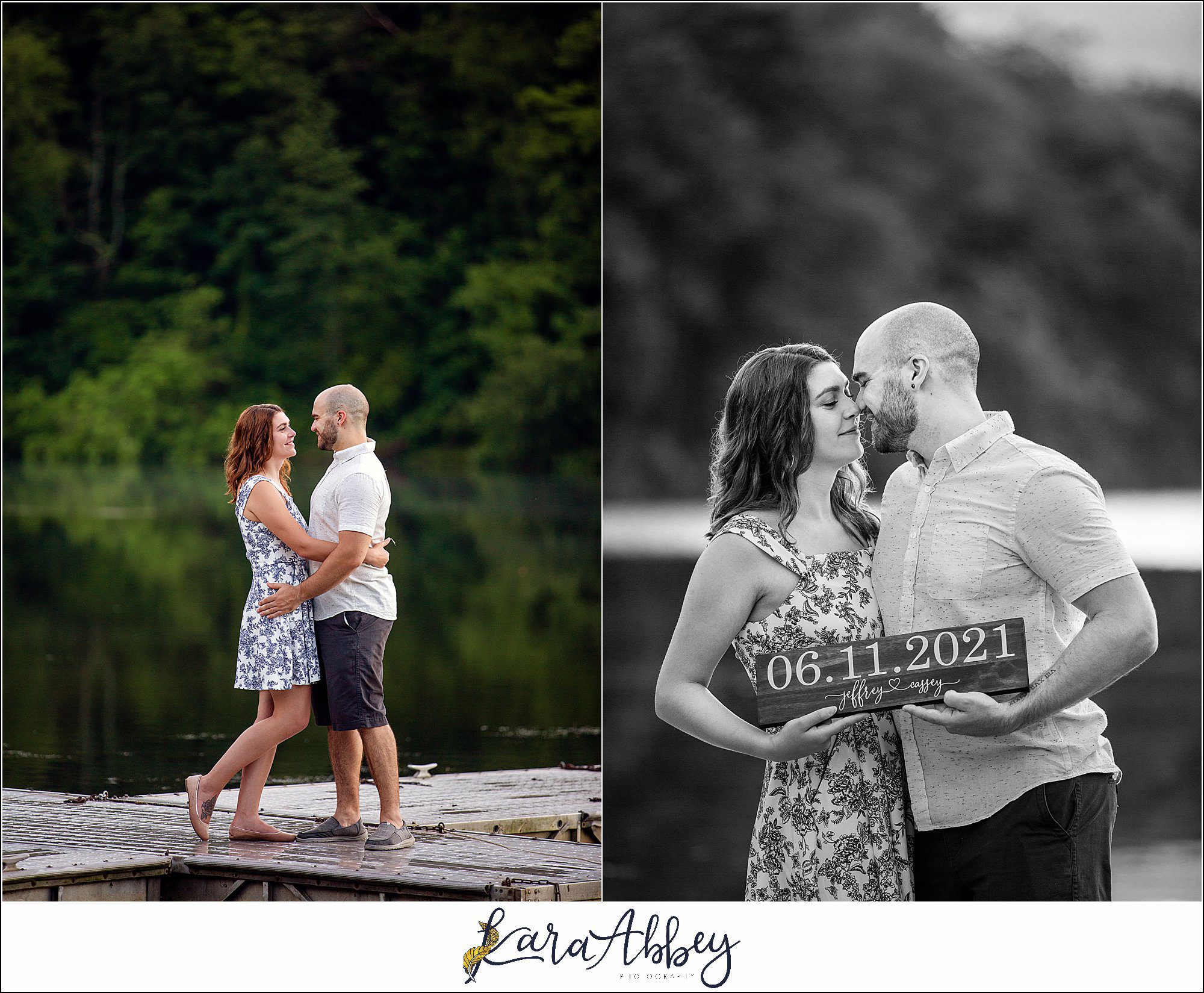 Summer Engagement Session at Twin Lakes Park in Greensburg PA