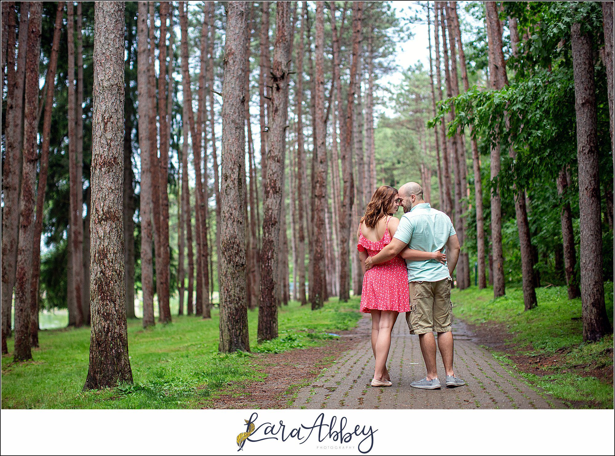 Summer Engagement Session at Twin Lakes Park in Greensburg PA